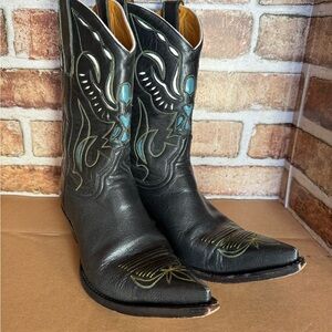 Old Gringo Vintage angel black and Blue Western Boots